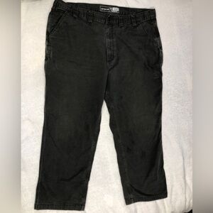 Carhartt GUC Charcoal Rugged Flex Relaxed Fit Canvas Work Pants 44X30